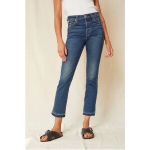 AMO Babe True Blue High Rise Dark Wash Skinny Jeans size 27